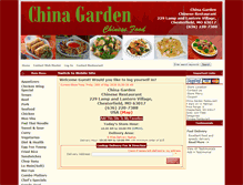 Tablet Screenshot of chinagardenchesterfield.com